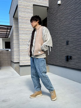 空飛ぶぺんぎんさん（メンズ・175cm）の春コーディネート