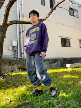 空飛ぶぺんぎんさん（メンズ・175cm）の冬コーディネート