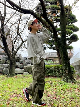 空飛ぶぺんぎんさん（メンズ・175cm）の秋コーディネート