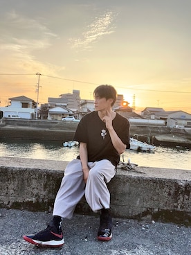 空飛ぶぺんぎんさん(メンズ・175cm)の秋コーディネート