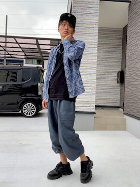 空飛ぶぺんぎんさん（メンズ・175cm）の秋コーディネート