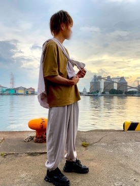空飛ぶぺんぎんさん(メンズ・175cm)の夏コーディネート