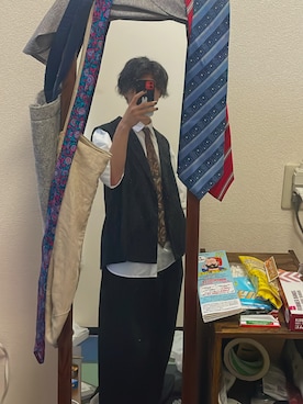 「アイテム（フォーマルスーツ/小物）」を使った、あらたさん（メンズ・168cm・10代）の夏コーディネート