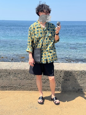 「Engineered Garments（エンジニアードガーメンツ）のアイテム」を使った、だいさん（メンズ・181cm）の夏コーディネート