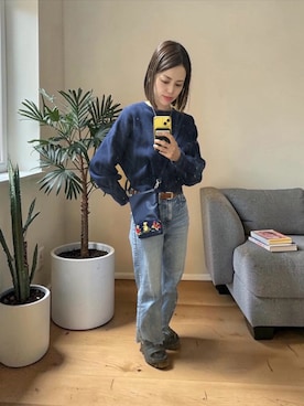 「RIM.ARK（リムアーク）のアイテム」を使った、でつさん（レディース・152cm）の春コーディネート