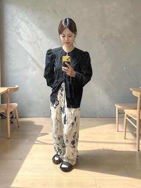 「Knuth Marf（クヌースマーフ）のアイテム」を使った、でつさん（レディース・152cm）の夏コーディネート
