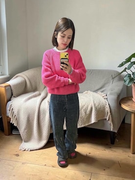 「Knuth Marf（クヌースマーフ）のアイテム」を使った、でつさん（レディース・152cm）の春コーディネート