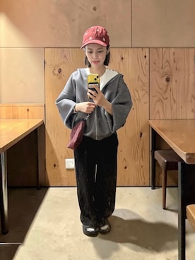 「Knuth Marf（クヌースマーフ）のアイテム」を使った、でつさん（レディース・152cm）の春コーディネート