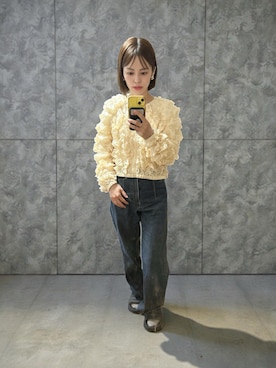 「Knuth Marf（クヌースマーフ）のアイテム」を使った、でつさん（レディース・152cm）の冬コーディネート