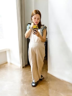 「BEAMS（ビームス）のアイテム」を使った、でつさん（レディース・152cm）の夏コーディネート