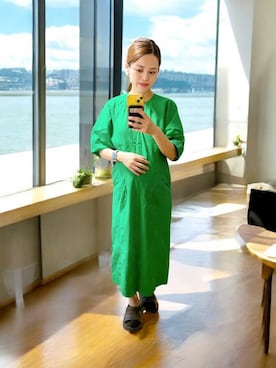 「BEAUTY&YOUTH UNITED ARROWS（ビューティーアンドユースユナイテッドアローズ）のアイテム（ワンピース）」を使った、でつさん（レディース・152cm）の夏コーディネート