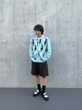 「ADIEU（アデュー）のアイテム」を使った、yamadaさん（メンズ・170cm）の秋コーディネート