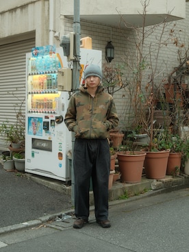 「thisisneverthat（ディスイズネバーザット）のアイテム」を使った、Kosukeさん（メンズ・170cm）の春コーディネート