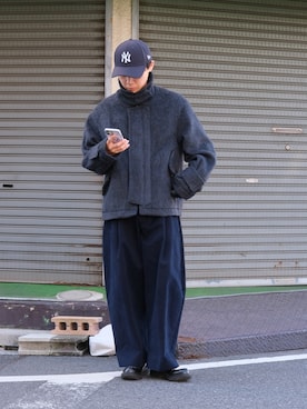 「Alfred Alex（アルフレッドアレックス）のアイテム（ジャケット/アウター）」を使った、yamadaさん（メンズ・170cm）の秋コーディネート