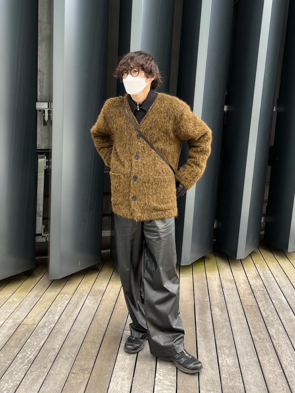 OUR LEGACY カーディガン 48 ブラウン系 OUR LEGACY ブラック モヘア