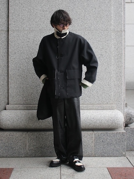 「ADIEU（アデュー）のアイテム」を使った、yamadaさん（メンズ・170cm）の秋コーディネート