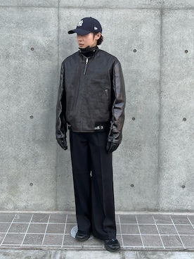「Our Legacy（アワーレガシー）のアイテム（ジャケット/アウター）」を使った、yamadaさん（メンズ・170cm）の冬コーディネート