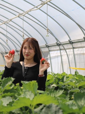 「Heather（ヘザー）のアイテム（アクセサリー）」を使った、yuzuさん（レディース・165cm）の春コーディネート