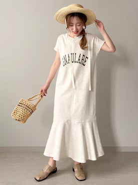 「Bab（バブ）のアイテム（サンダル）」を使った、kanaさん（レディース・160cm）の春コーディネート