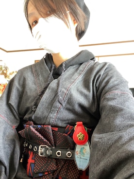 「ALGONQUINS（アルゴンキン）のアイテム」を使った、たくゆき＠グレヲタde八重流さん（レディース・160cm）の春コーディネート