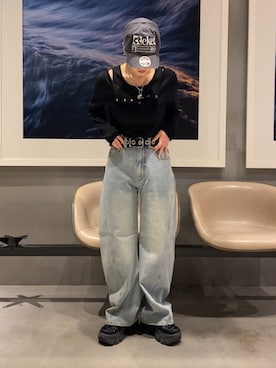 Momさん（レディース・156cm）の春コーディネート