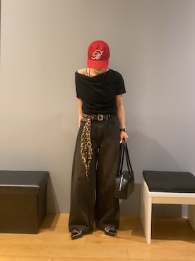 「韓国コーデ」｜Momさん（レディース・156cm）の夏コーディネート