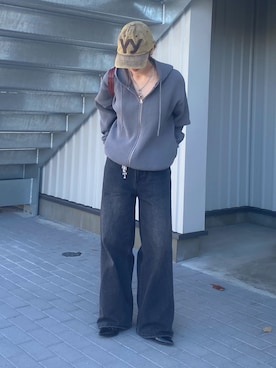 「アイテム（トップス）」を使った、Momさん（レディース・156cm・20代）の冬コーディネート