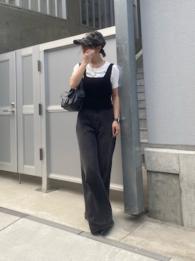 「フレアデニム」｜Momさん（レディース・156cm・20代）の秋コーディネート