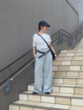 Momさん（骨格ストレート・レディース・156cm）の夏コーディネート