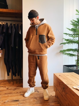 「Saturdays NYC（サタデーズ ニューヨークシティ ）のアイテム（その他アウター）」を使った、Kenji Mutoさん（メンズ・170cm）の秋コーディネート