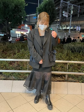 sakata chisakiさん（レディース・157cm）の冬コーディネート