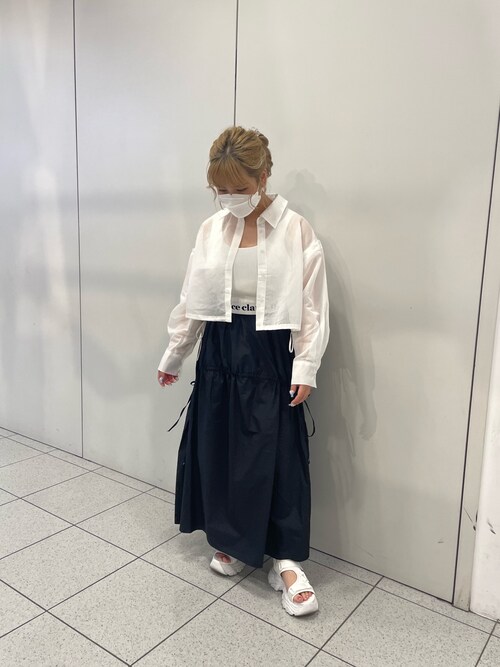 セール】サイドリボンボリュームスカート（スカート）｜one after