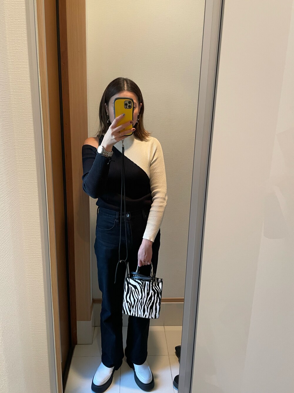 「オトナカジュアル、秋のコーデ、プチプラコーデ、shein、ユニクロ、ママコーデ、ZARA」｜「sheinのアイテム（ニット/セーター、その他）」を使った、 charmyukaさん（レディース・158cm）の秋コーディネートの1枚目の写真