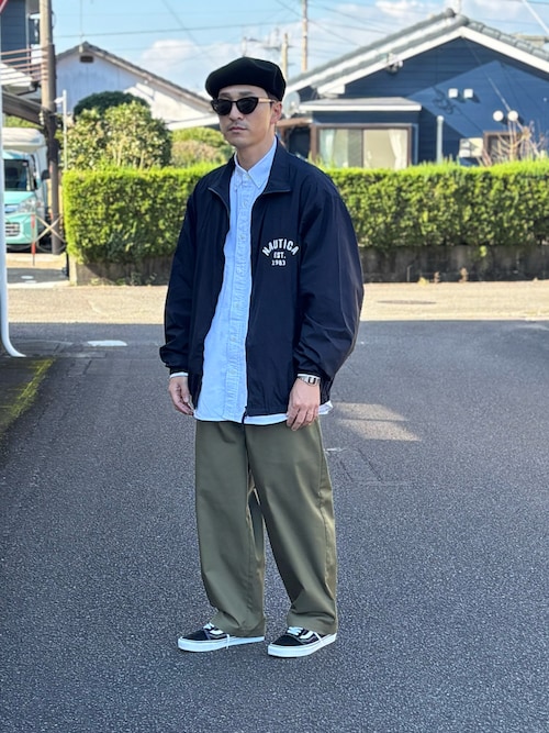 ノーティカセットアップライトウェイトナイロンフルジップトラックジャケット+パンツ ノーティカセットアップライトウェイトナイロンフルジップトラック