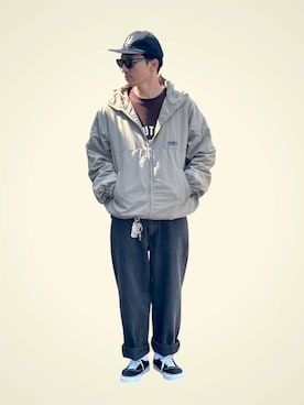 「Cooperstown Ball Cap（クーパーズタウンボールキャップ）のアイテム」を使った、Hiromu®︎さん（メンズ・174cm）の春コーディネート