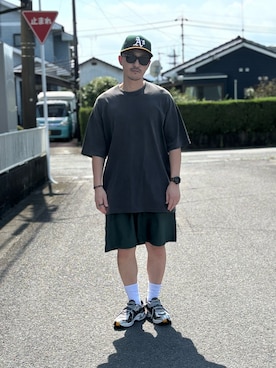 「アイテム（アナログ腕時計）」を使った、Hiromu®︎さん（メンズ・174cm）の夏コーディネート