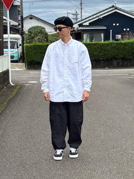 「アイテム（デジタル腕時計）」を使った、Hiromu®︎さん（メンズ・174cm）の秋コーディネート