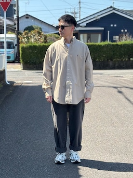 「United Athle（ユナイテッドアスレ）のアイテム」を使った、Hiromu®︎さん（メンズ・174cm）の春コーディネート