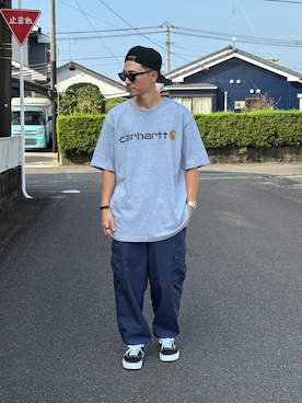 「アイテム（デジタル腕時計）」を使った、Hiromu®︎さん（メンズ・174cm）の秋コーディネート