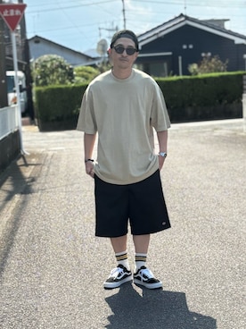 「アイテム（スニーカー）」を使った、Hiromu®︎さん（メンズ・174cm）の秋コーディネート