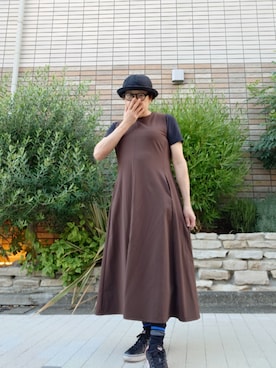 「アイテム（ワンピース/ドレス）」を使った、hiro_tさん（メンズ・160cm）の夏コーディネート
