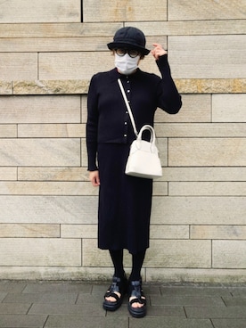 「アイテム（ボストンバッグ）」を使った、hiro_tさん（メンズ・160cm）の秋コーディネート