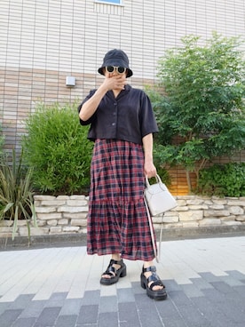 「バケットハット」｜hiro_tさん（メンズ・160cm）の夏コーディネート