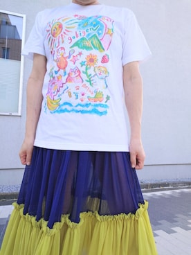 「アイテム（スカート）」を使った、hiro_tさん（メンズ・160cm）の夏コーディネート