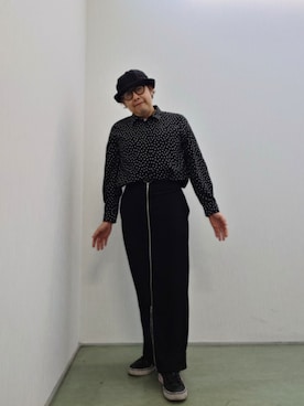「アイテム（スカート）」を使った、hiro_tさん（メンズ・160cm）の秋コーディネート
