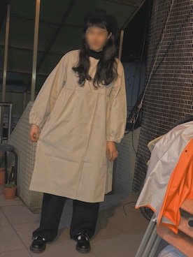 「ehka sopo（エヘカソポ）のアイテム（トレンチコート）」を使った、Hsuanさん（レディース・160cm）の冬コーディネート