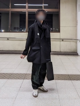 「SHINYAKOZUKA（シンヤコヅカ）のアイテム（ジャケット/アウター）」を使った、boraneさん（メンズ・170cm）の冬コーディネート