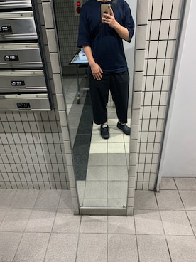 「N.HOOLYWOOD（N.ハリウッド）のアイテム（Tシャツ/カットソー）」を使った、taaaboさん（メンズ・170cm）の夏コーディネート