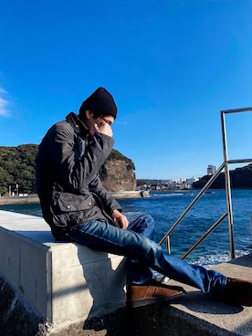 「WEAR」｜「アイテム（ジャケット/アウター）」を使った、ハゼやんさん（メンズ・170cm）の冬コーディネート