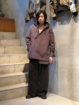 林 啓介さん(メンズ・178cm)の春コーディネート